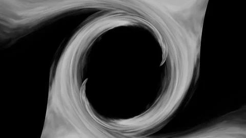 Abstract spiral smoke Stock Illustration