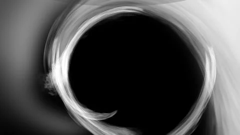 Abstract spiral smoke Stock Illustration