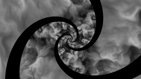 Abstract spiral smoke Stock Illustration