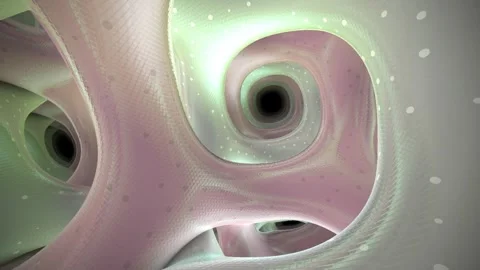 Abstract Spiral Structure Forming In Soft Pastel Tones In Surreal Space Видео 330120958