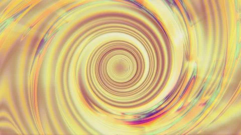 Abstract spiral swirl pattern with vibrant yellow, purple, and pink hues Stock Illustration