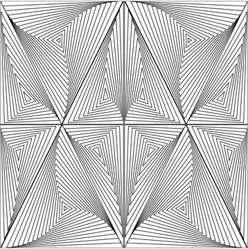 Abstract spiral of triangle Stock Illustration