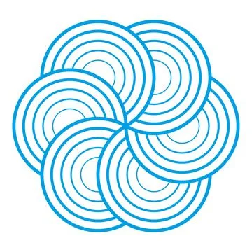 Abstract spiral vector background design 스톡 일러스트