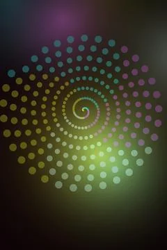 Abstract Spiral Vector Graphic Stock Illustration