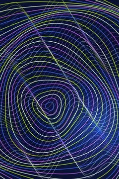 Abstract Spiral Vector Lines Stock Photos