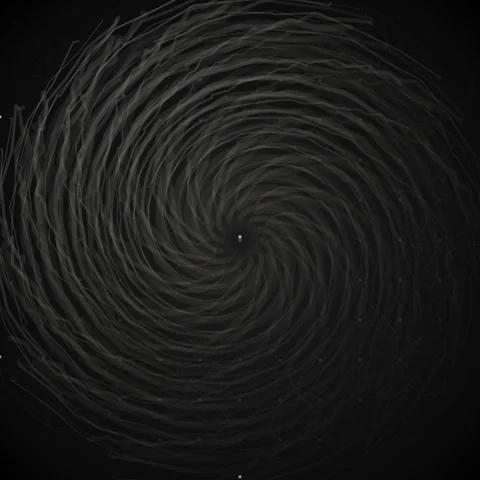 Abstract Spiral Vortex Graphic Background Loop - Energy Swirl Effect 스톡 동영상 345689308