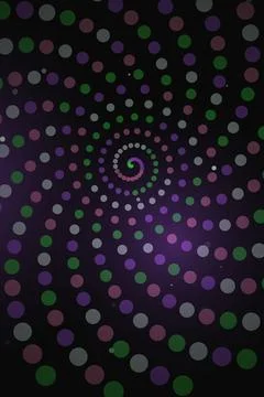 Abstract Spiral Vortex Pattern 스톡 일러스트