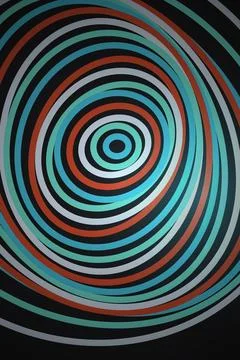 Abstract Spiral Vortex Pattern Фото