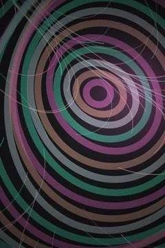 Abstract Spiral Vortex Pattern Фото