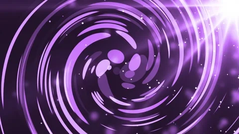 Abstract spiral vortex with rings and light flares background animation par.. Video stock 330559833