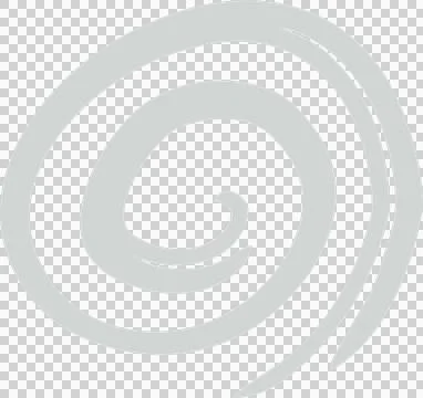 Abstract spiral vortex is unfolding in flat design on transparent plane, with Stockillustratie