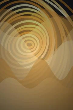 Abstract Spiral Wave Pattern イラスト素材