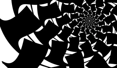 Abstract spiral on a white background object Ilustración de archivo