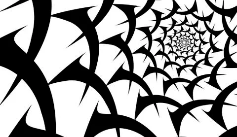 Abstract spiral on a white background object 스톡 일러스트