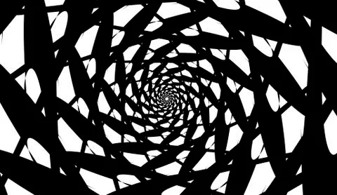 Abstract spiral on a white background object Иллюстрация