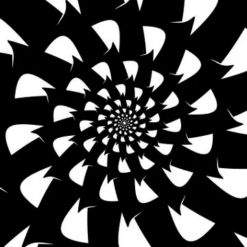 Abstract spiral on a white background object Stock Illustration