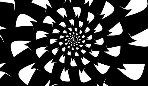 Abstract spiral on a white background object Stock Illustration