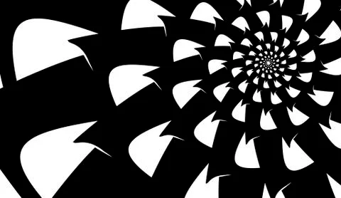 Abstract spiral on a white background object Stockillustratie