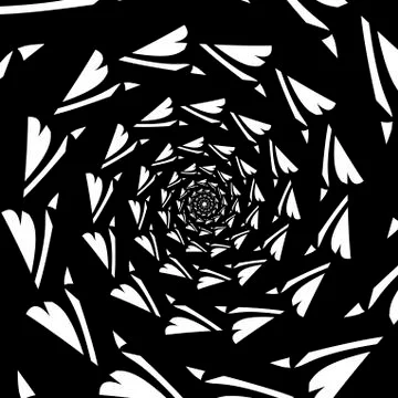 Abstract spiral on a white background object イラスト素材