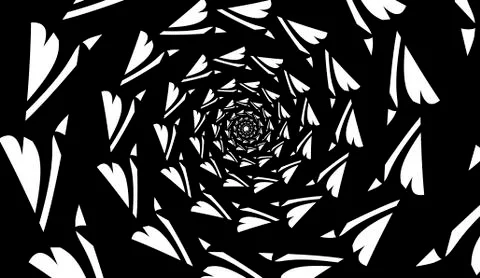 Abstract spiral on a white background object イラスト素材