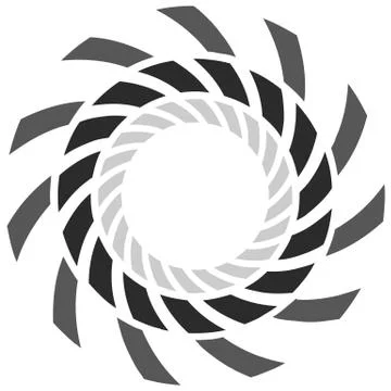 Abstract spirally element Stock Illustration