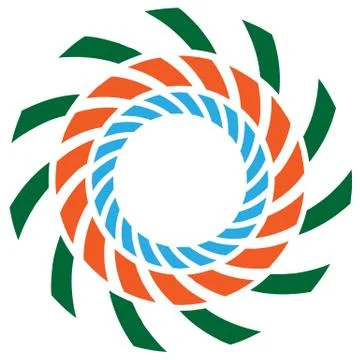 Abstract spirally element 스톡 일러스트