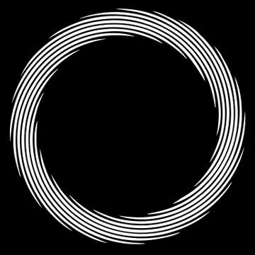 Abstract spirally element. Spinning, vortex graphic. Concentric circles. Stock-Illustration