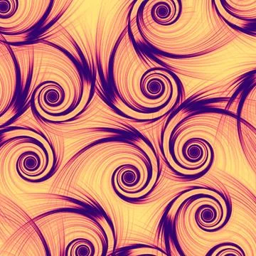 Abstract spirals Stock Illustration
