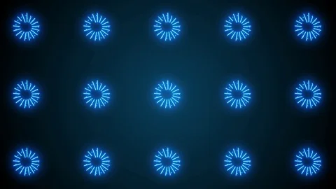 Abstract Splash And Hud Effects Mosaic Background Loop Stock Footage 119122665