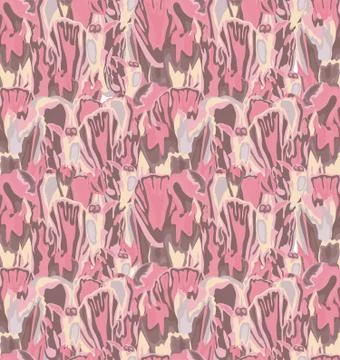 Abstract splash floral seamless pattern. Spotted nature texture Stock Illustration