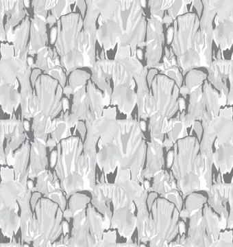 Abstract splash floral seamless pattern. Spotted nature texture Illustrazione stock