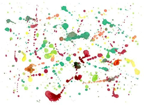 Abstract Splash Hand Made Tracing From Sketch, Vector Illustration Stock Illustration