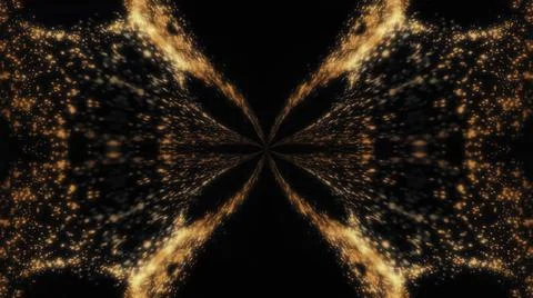 Abstract splash of patterned energy. Abstract particle explosion moving Stock Illustration