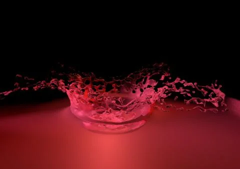 Abstract splash in water Stock Illustration