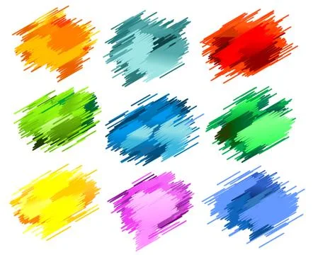 Abstract splashes Stock Illustration