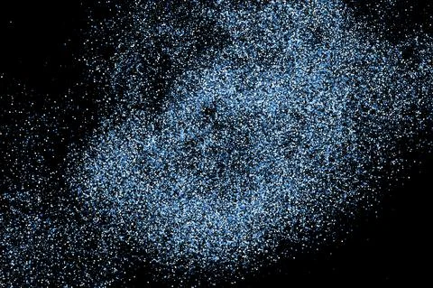 Abstract splashes of water on black background. 스톡 일러스트