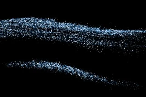 Abstract splashes of water on black background. 스톡 일러스트