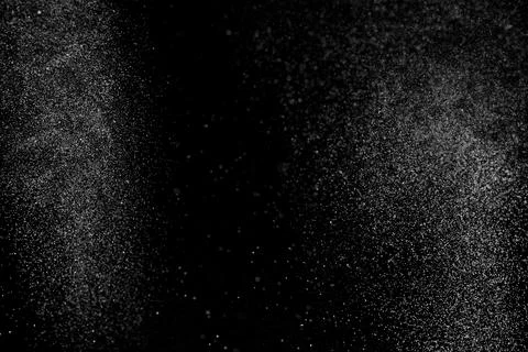 Abstract splashes of water on black background. Stock Photos