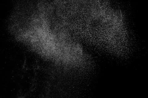 Abstract splashes of water on black background. Stock Photos
