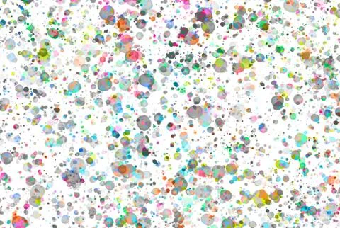 Abstract splashes white background Stock Illustration