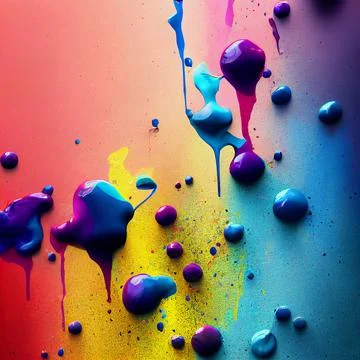 Abstract splatter color background. イラスト素材