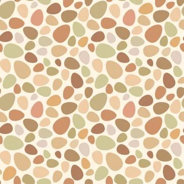 Abstract spot pattern. Easter egg seamless background. Drops Stock Illustration