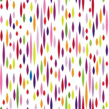Abstract spot pattern. Multicolor holiday seamless ornament. Wat Stock Illustration