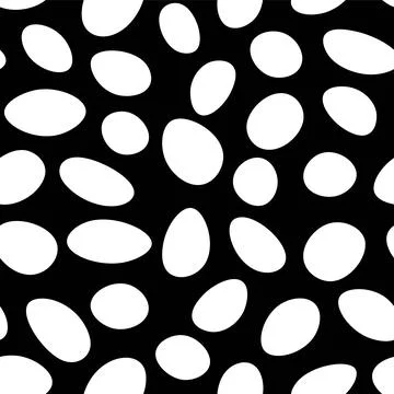 Abstract spot pattern. White spots on black background. 스톡 일러스트