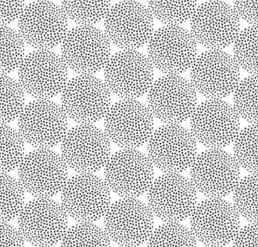 Abstract spot seamless pattern. Circular dotted texture Stock Illustration