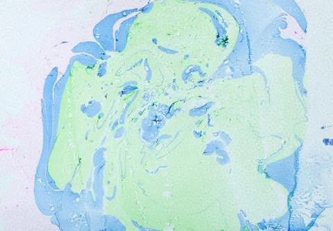 Abstract spots in fluid acrylic technique Illustrazione stock