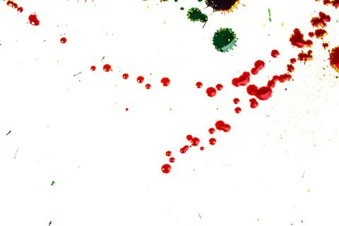 Abstract spots on white background Stockfoto's
