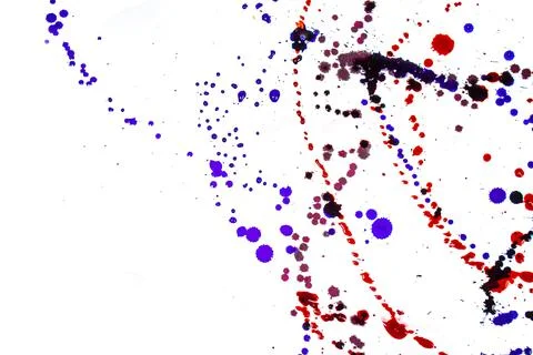 Abstract spots on white background Stock Photos