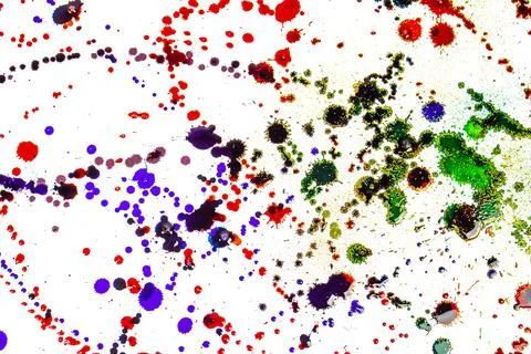 Abstract spots on white background Stock Photos