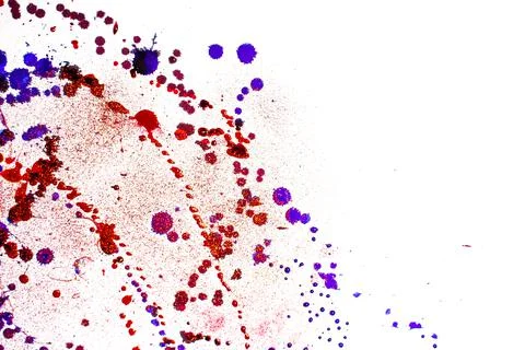 Abstract spots on white background Stock Photos